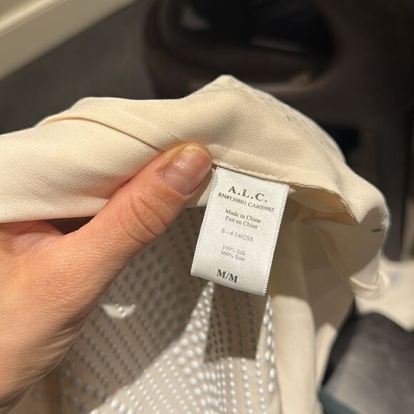 ALC studded silk top - Picture 5 of 8